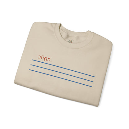 Sand | Align Sweatshirt, folded view