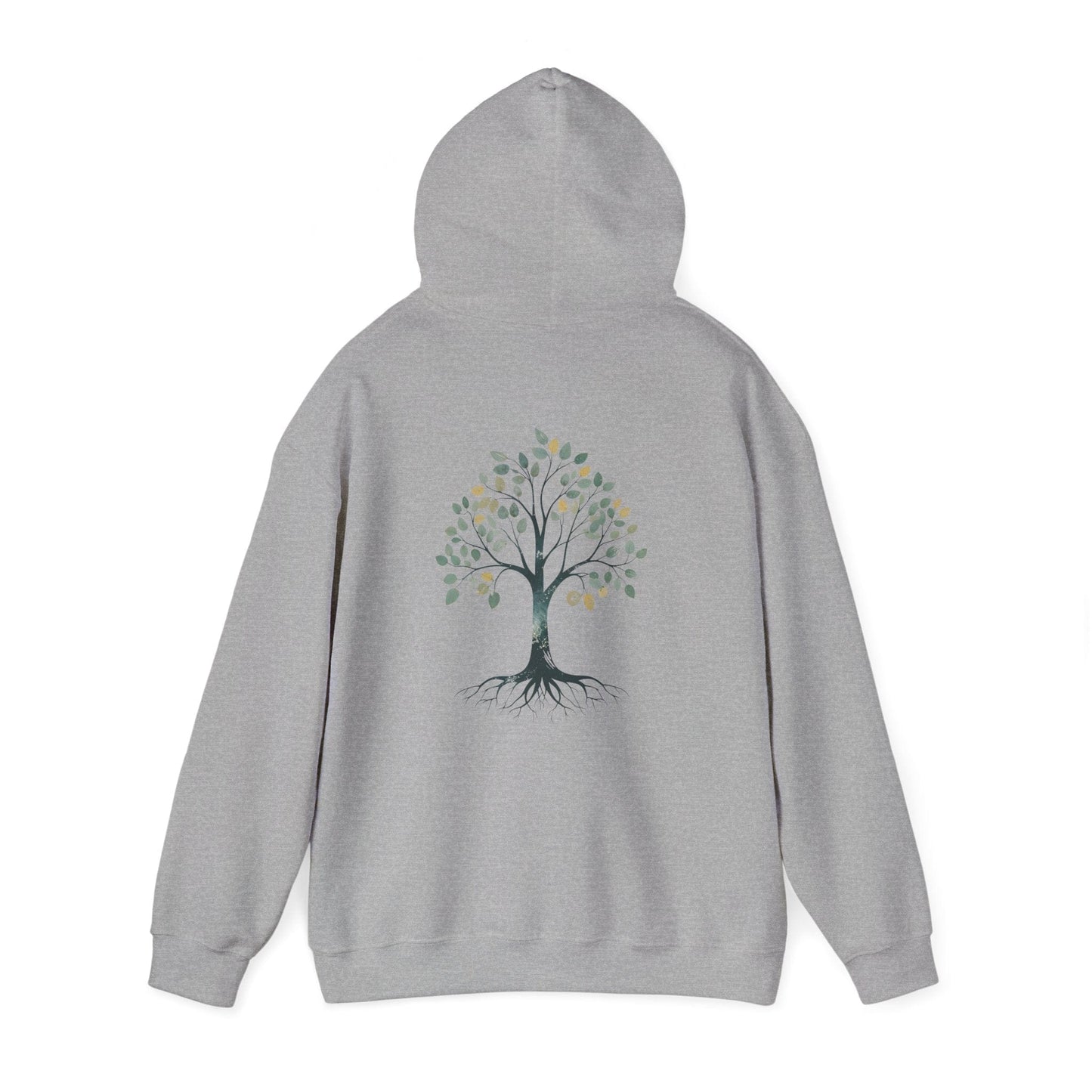 Sport Grey | The Story Tree Hoodie, back view 2