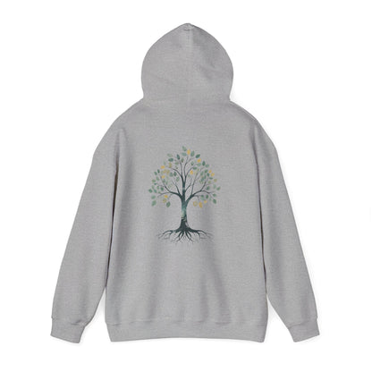 Sport Grey | The Story Tree Hoodie, back view 2