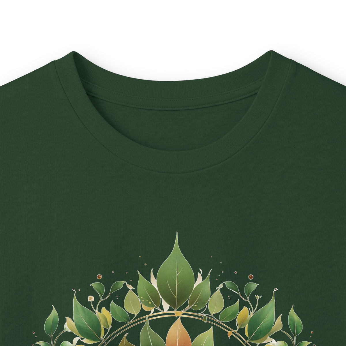 Forest Green | Eclipse Garden Long Sleeve Tee, folded view