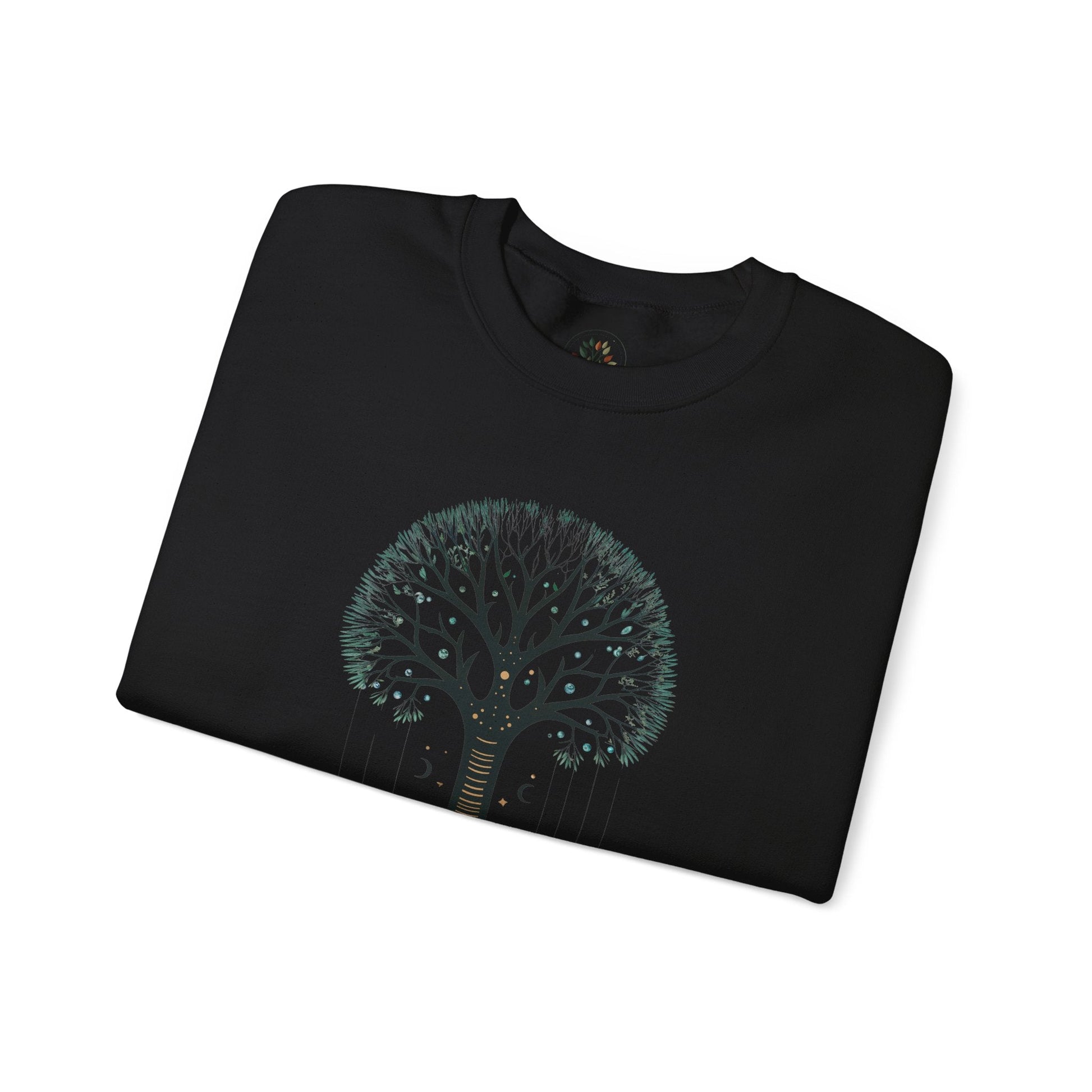 Black | The Forest Remembers Sweatshirt, folded view
