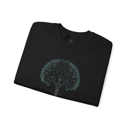 Black | The Forest Remembers Sweatshirt, folded view