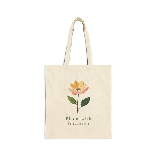 Bloom with intention Tote Bag