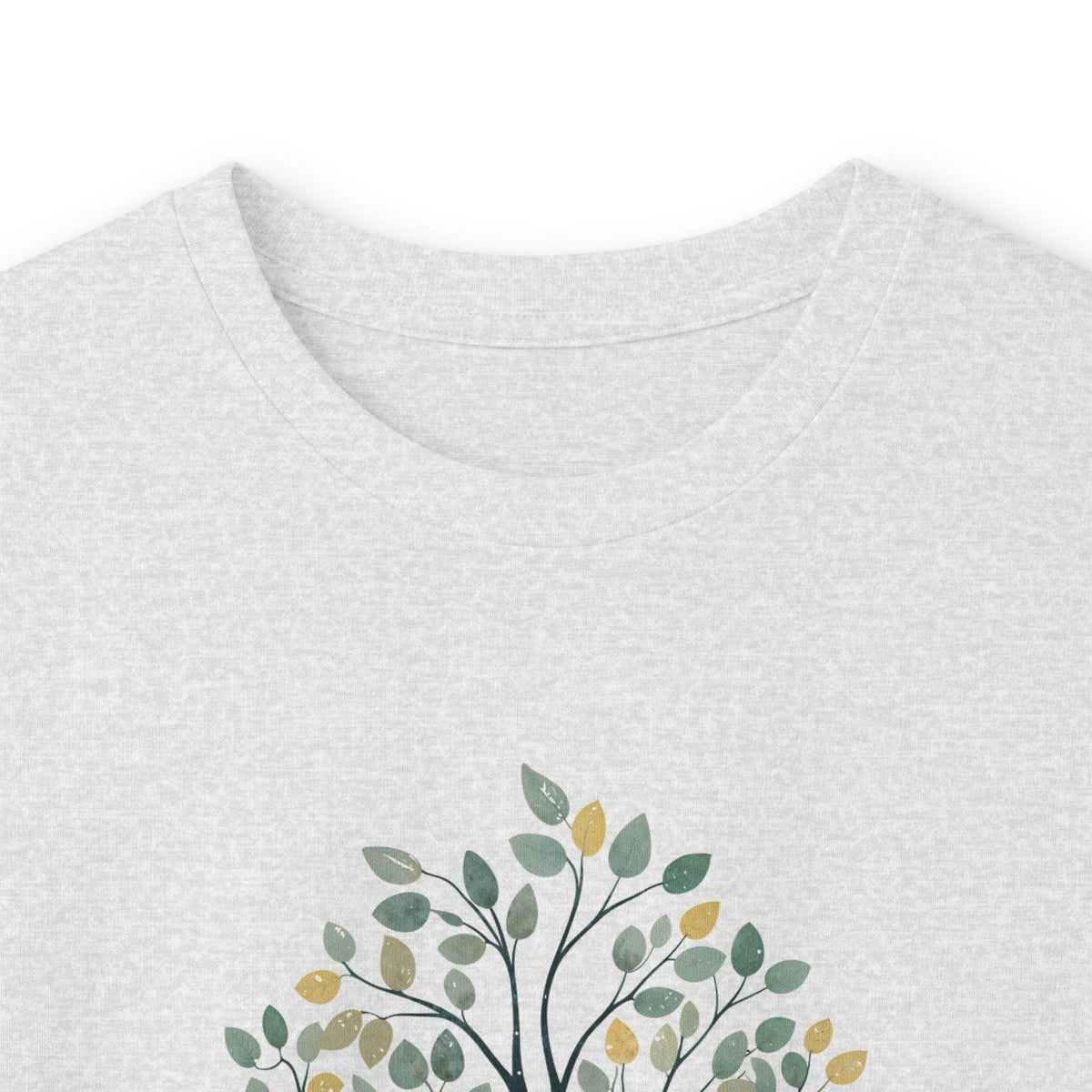Ash | The Story Tree Long Sleeve Tee, folded view
