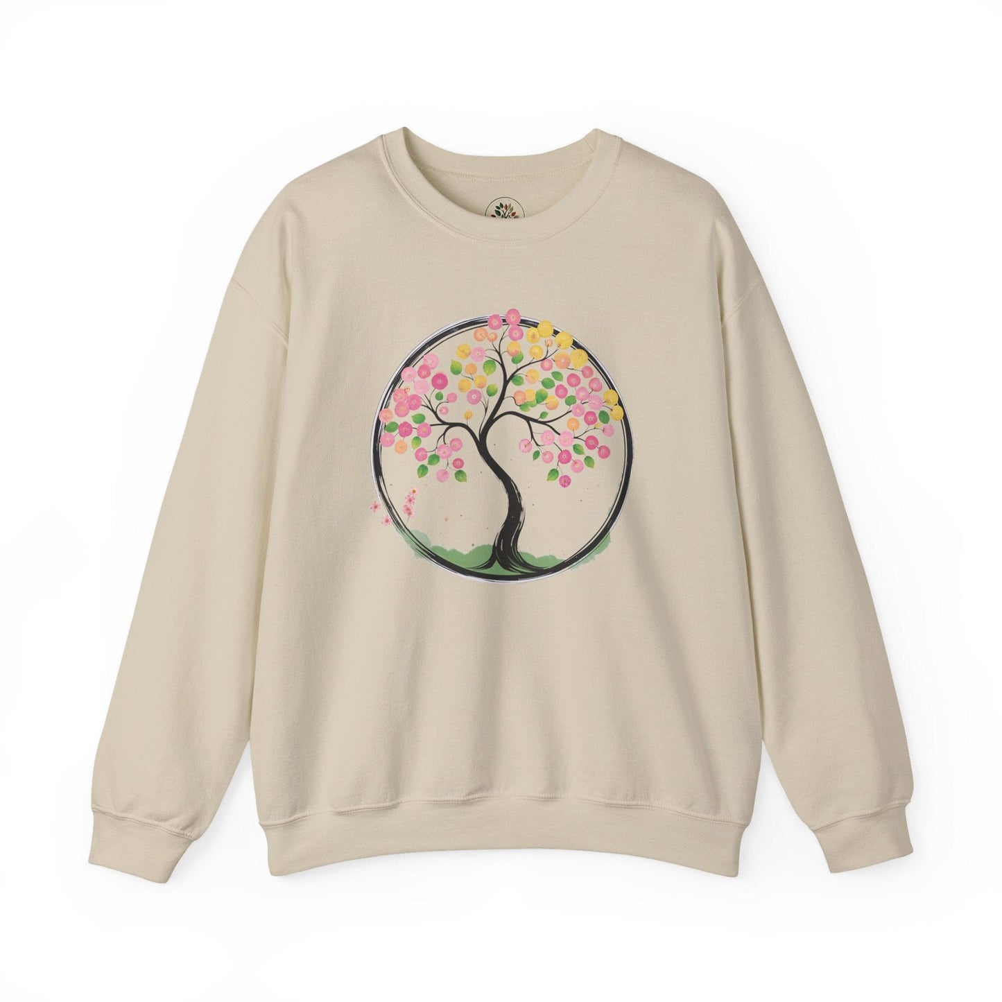 Sand | Joy in Bloom Sweatshirt, front view
