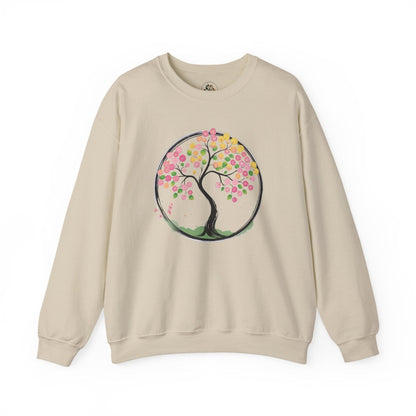 Sand | Joy in Bloom Sweatshirt, front view