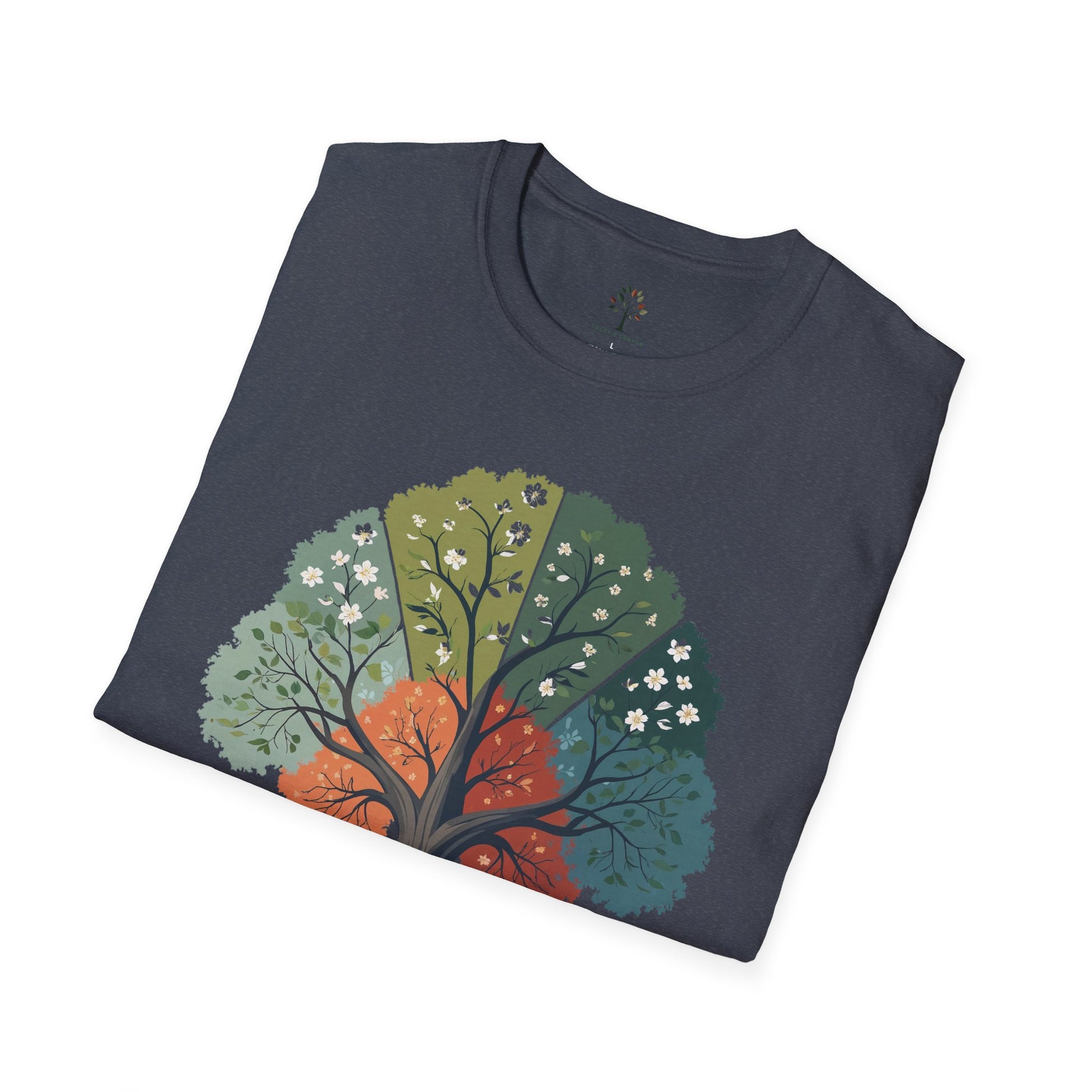 Heather Navy | Circle of Seasons, folded view