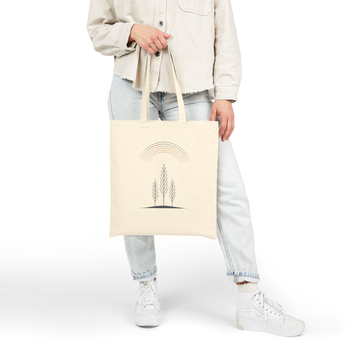 Quiet Arc Tote Bag