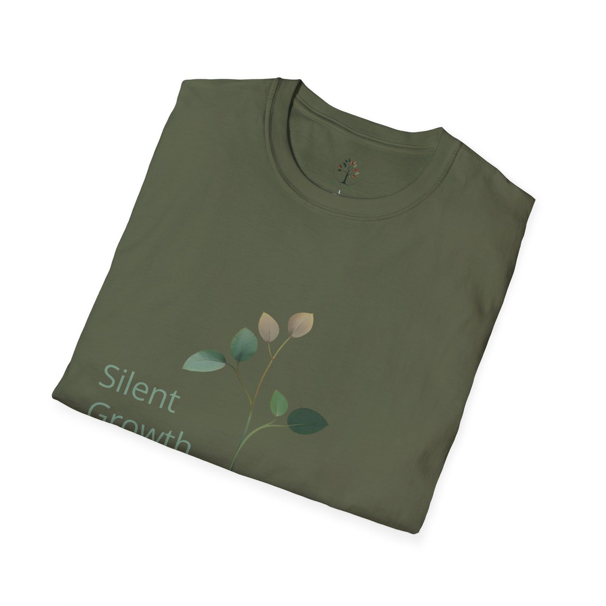 Military Green | Silent Growth, folded view