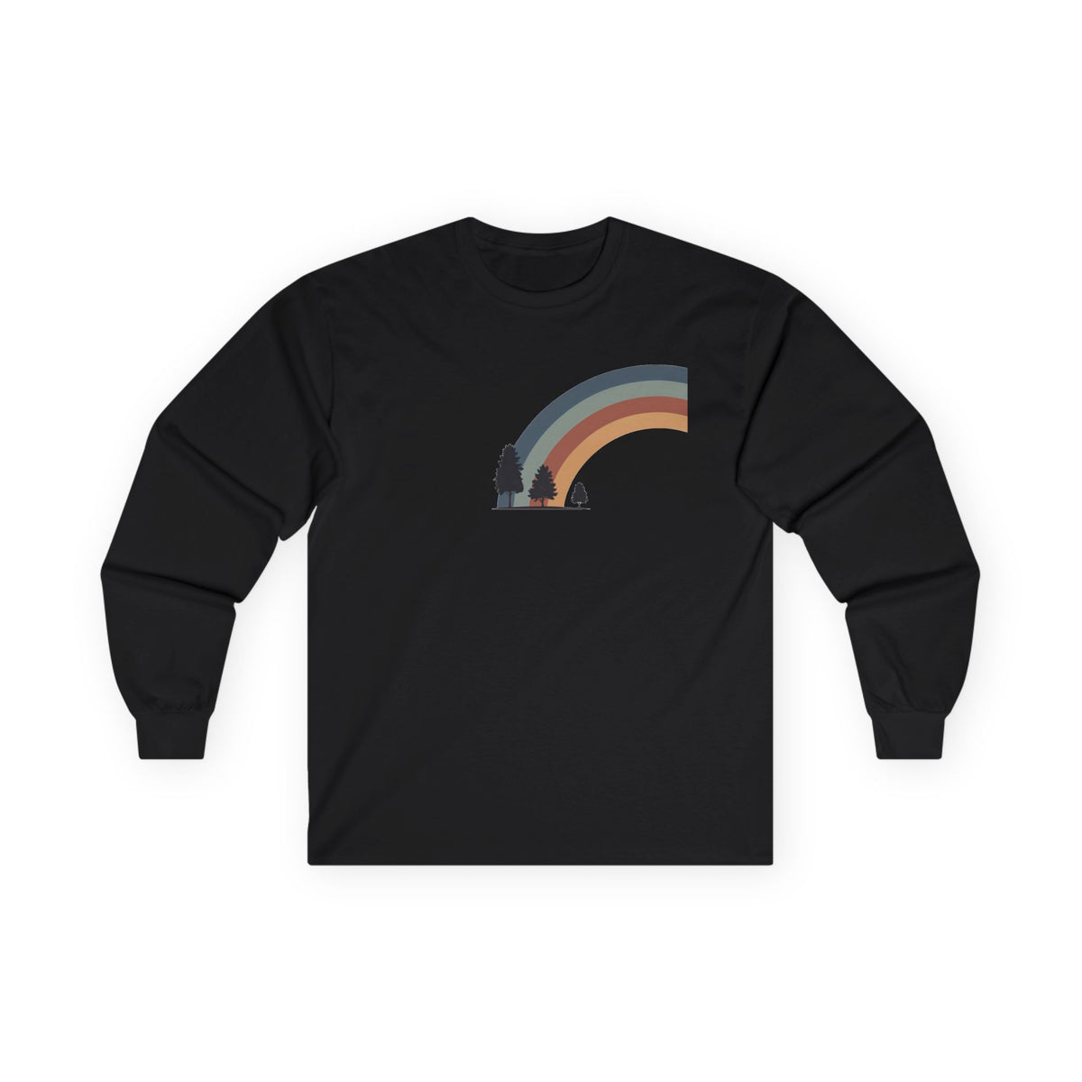 Black | Horizon Arch Long Sleeve, front view
