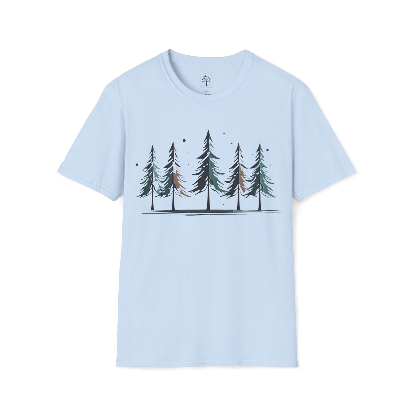 Light Blue | Evergreen Stillness, front view