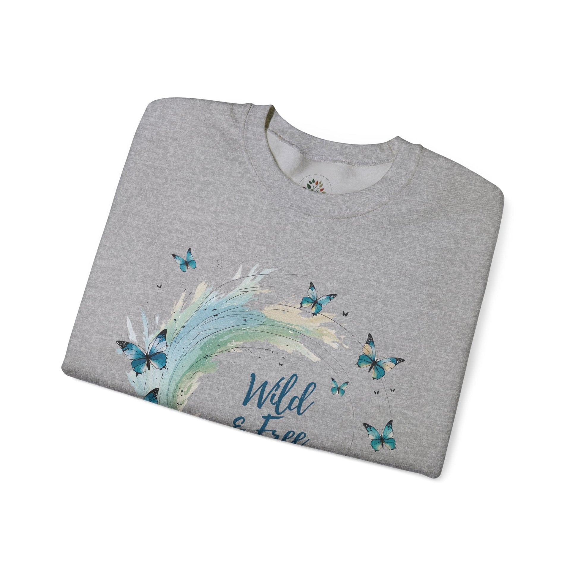 Sport Grey | Wild & Free Sweatshirt, folded view