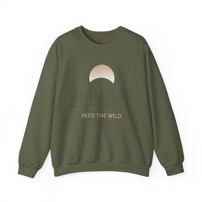 Military Green | Into the Wild Sweatshirt, front view