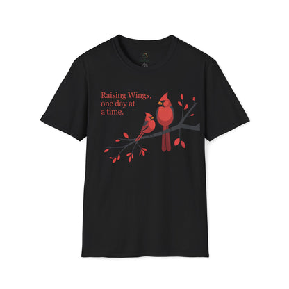Black | Raising Wings, One day at a time, front view