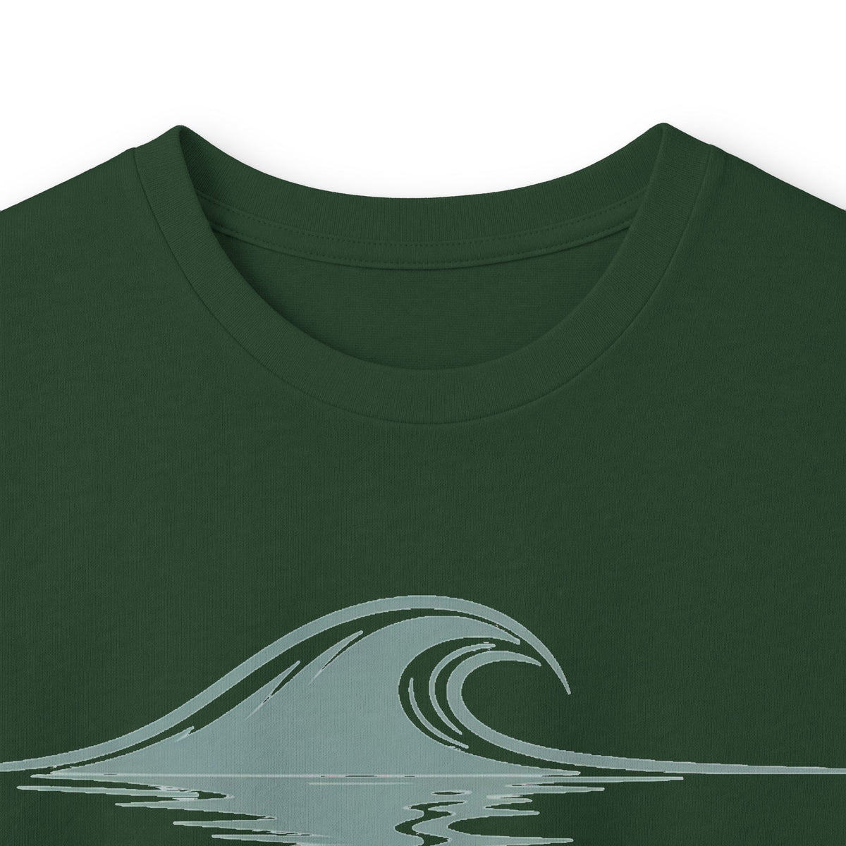 Forest Green | Drifted Long Sleeve Tee, folded view