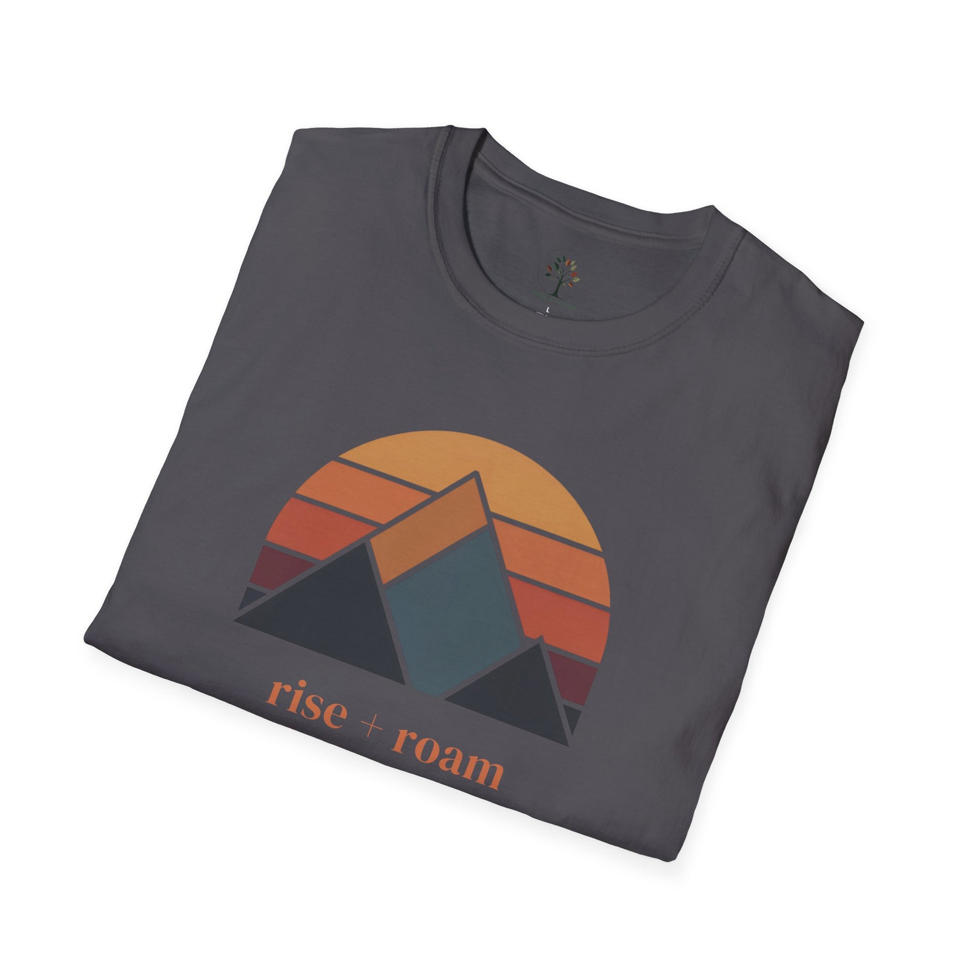 Charcoal | Rise +Roam, folded view