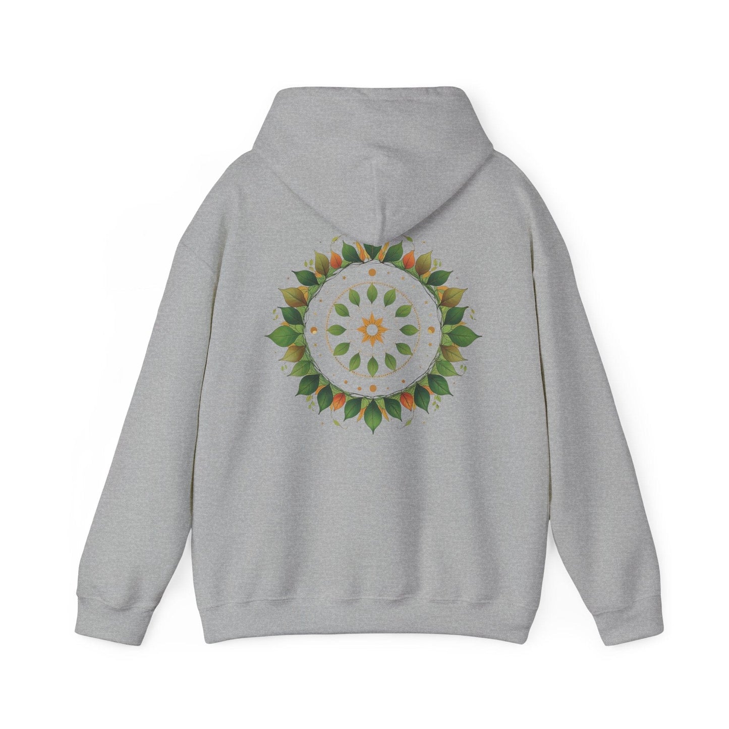 Sport Grey | Celestial Growth Hoodie, back design view