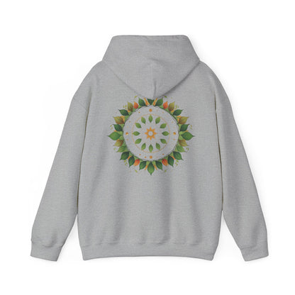 Sport Grey | Celestial Growth Hoodie, back design view
