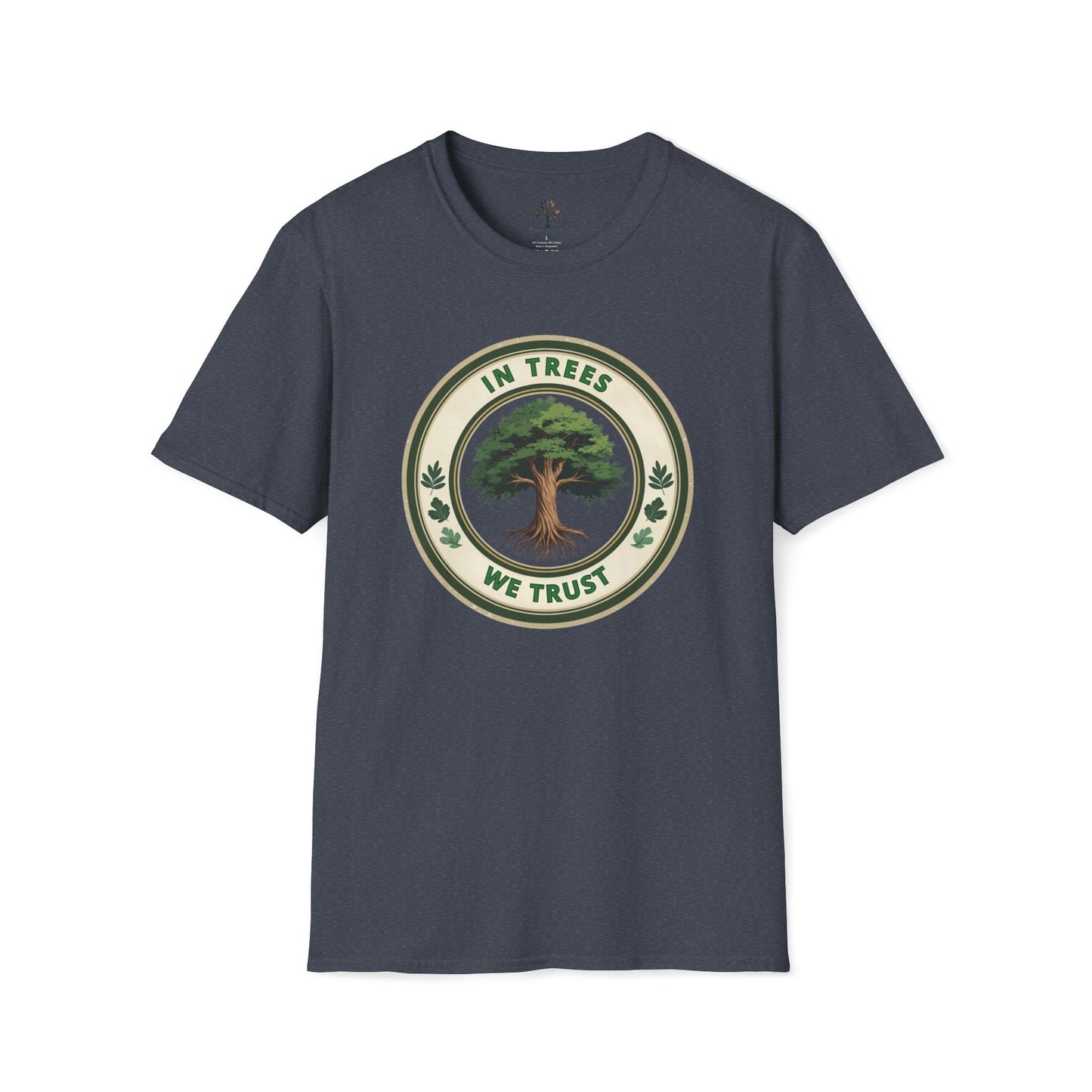 Heather Navy | In Trees We Trust, front view