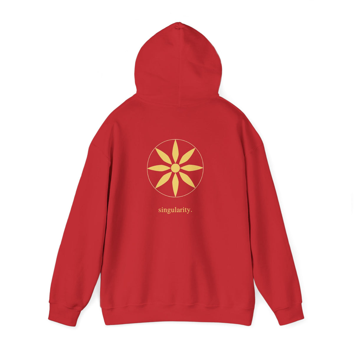 Red | Singularity Hoodie, back view 2