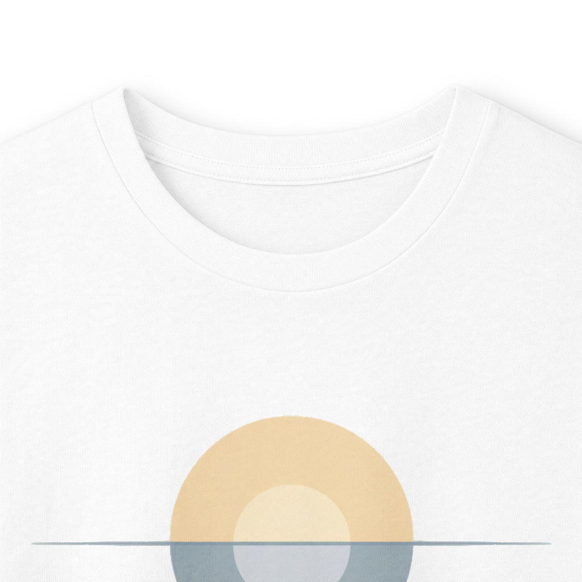 White | Float Long Sleeve Tee, folded view