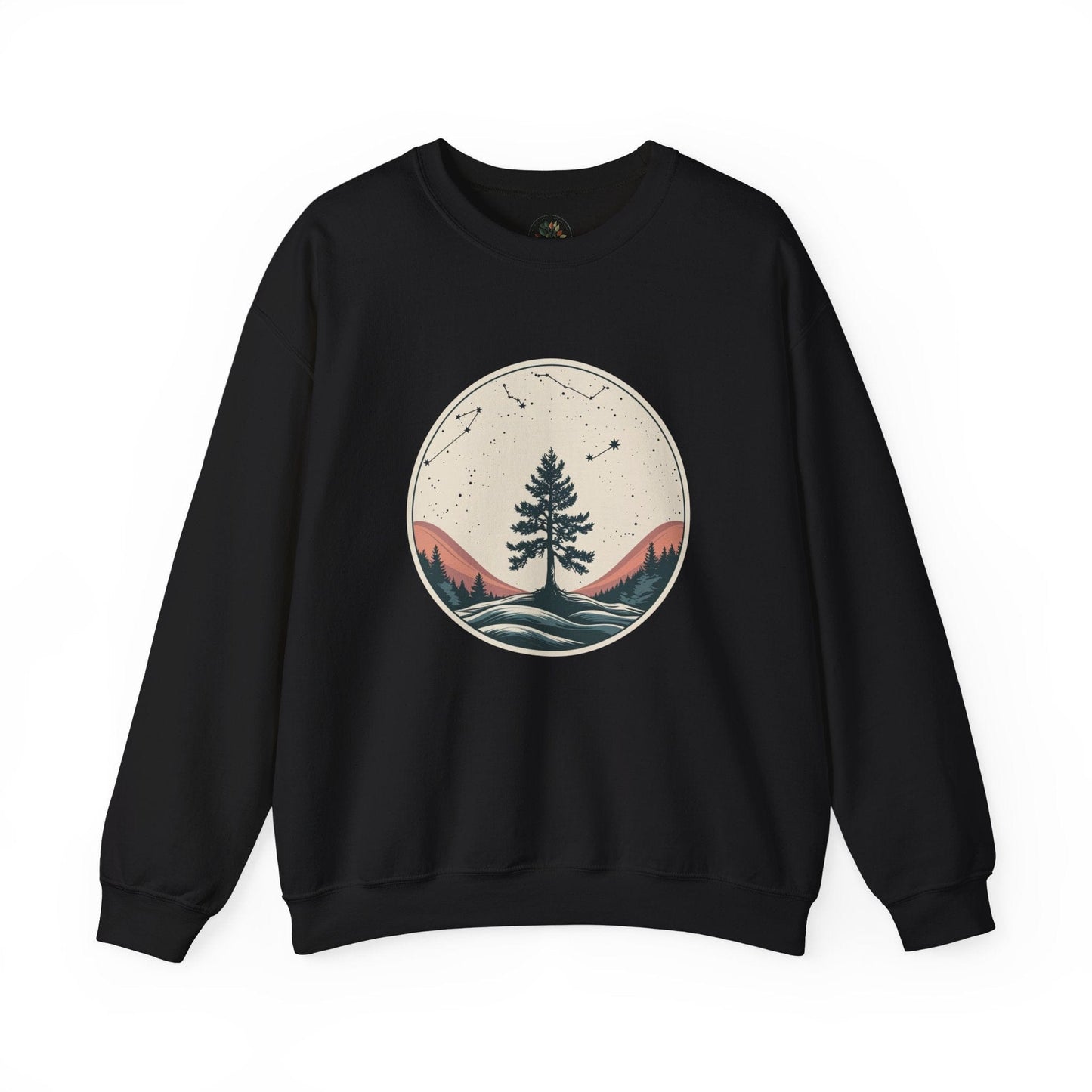 Black | Rooted in Stars Sweatshirt, front view