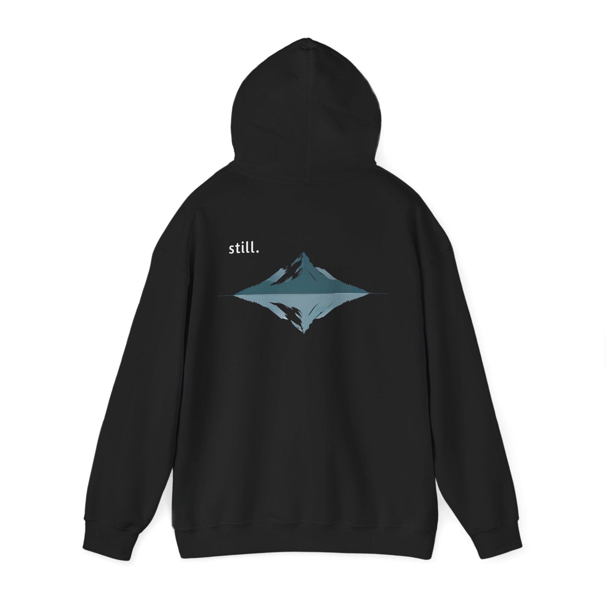 Black | Still Hoodie, back view 2