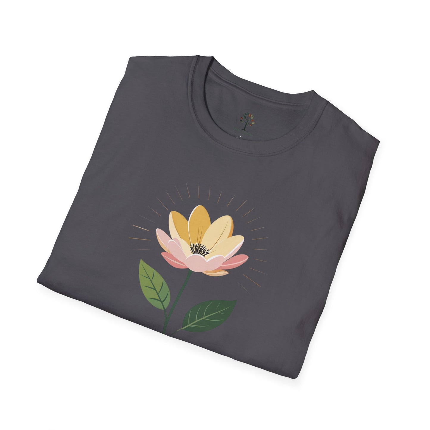 Charcoal | Bloom with Intention, folded view