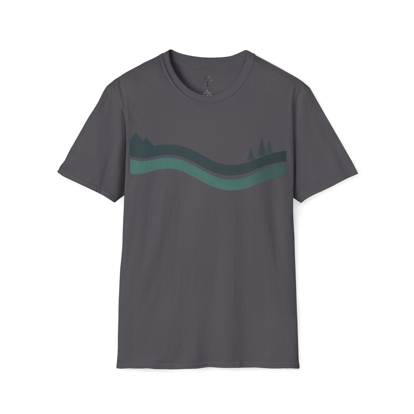 Charcoal | River, front view