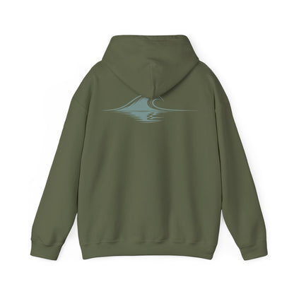 Military Green | Drifted Hoodie, back design view