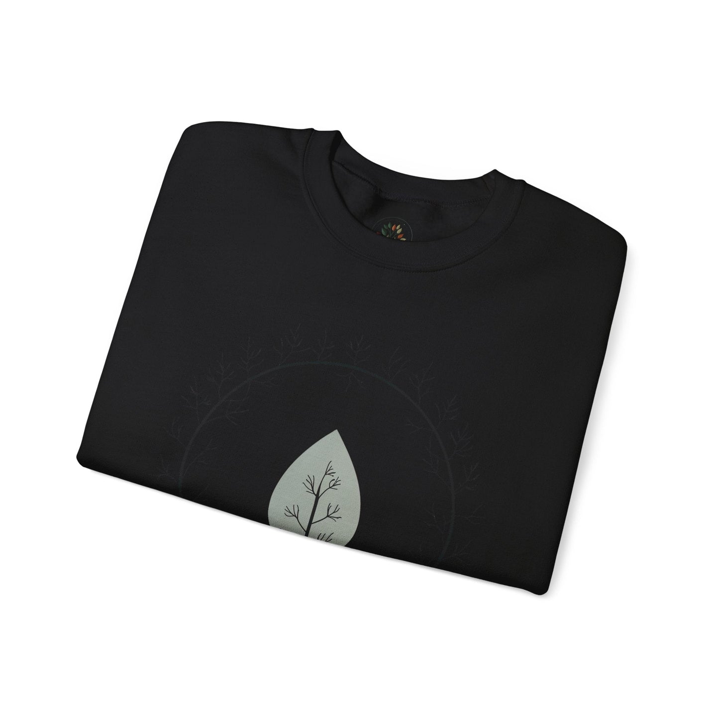 Black | Leaf of Life Sweatshirt, folded view