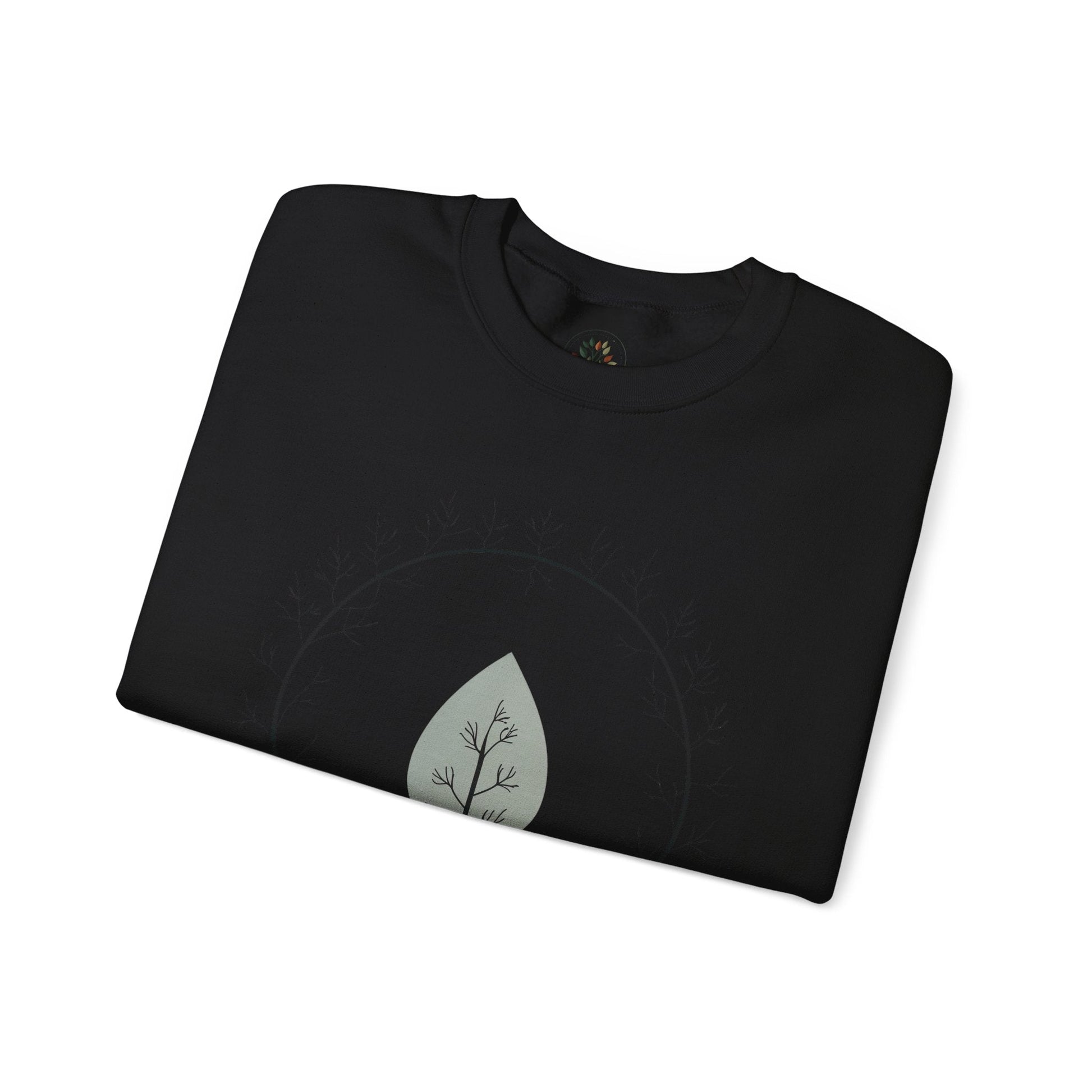 Black | Leaf of Life Sweatshirt, folded view