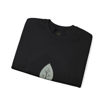 Black | Leaf of Life Sweatshirt, folded view