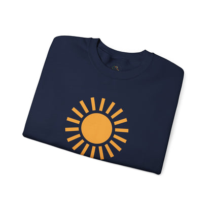 Navy | Solstice Sweatshirt, folded view