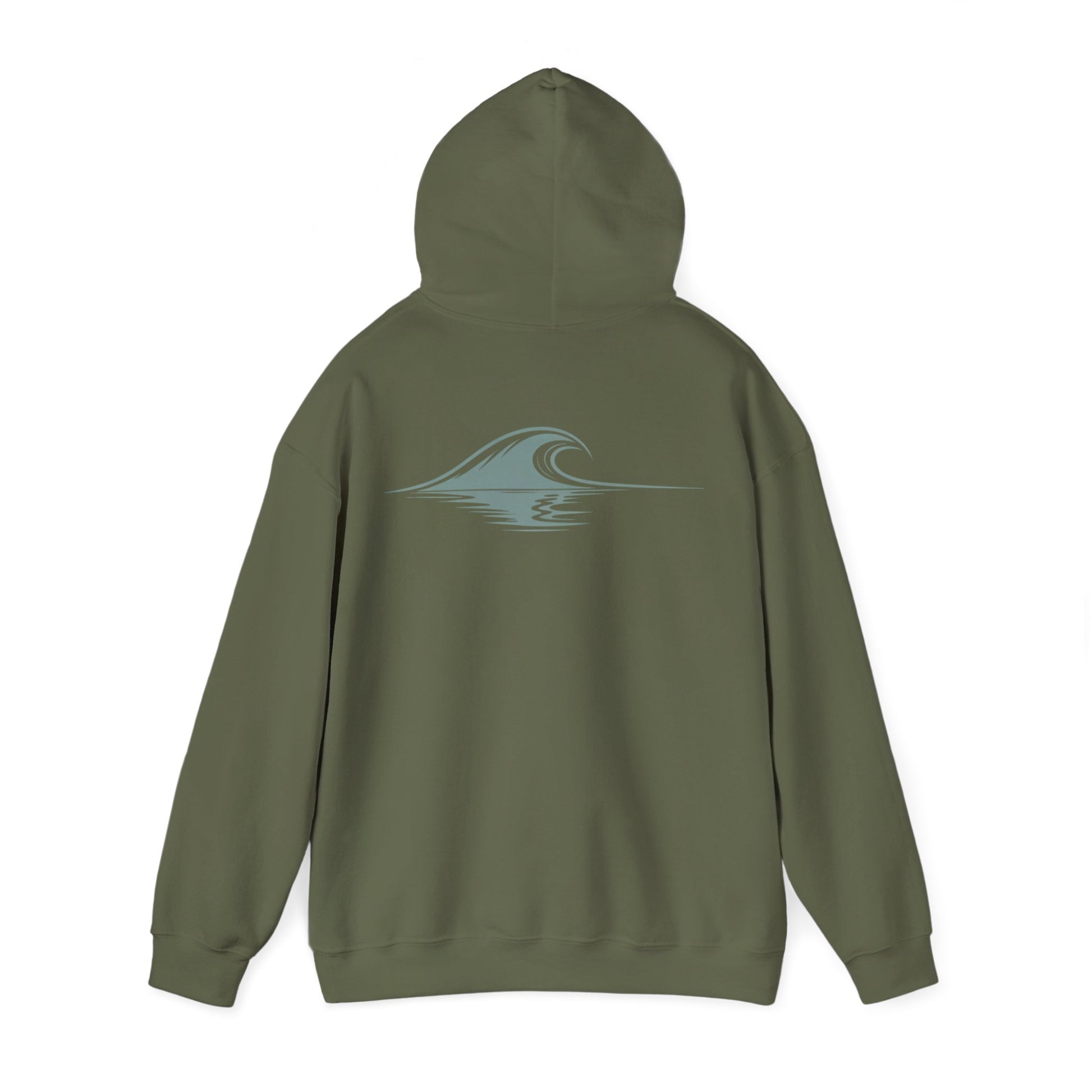 Military Green | Drifted Hoodie, back view 2