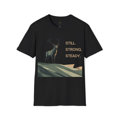 Black | Still, Strong, Steady, front view